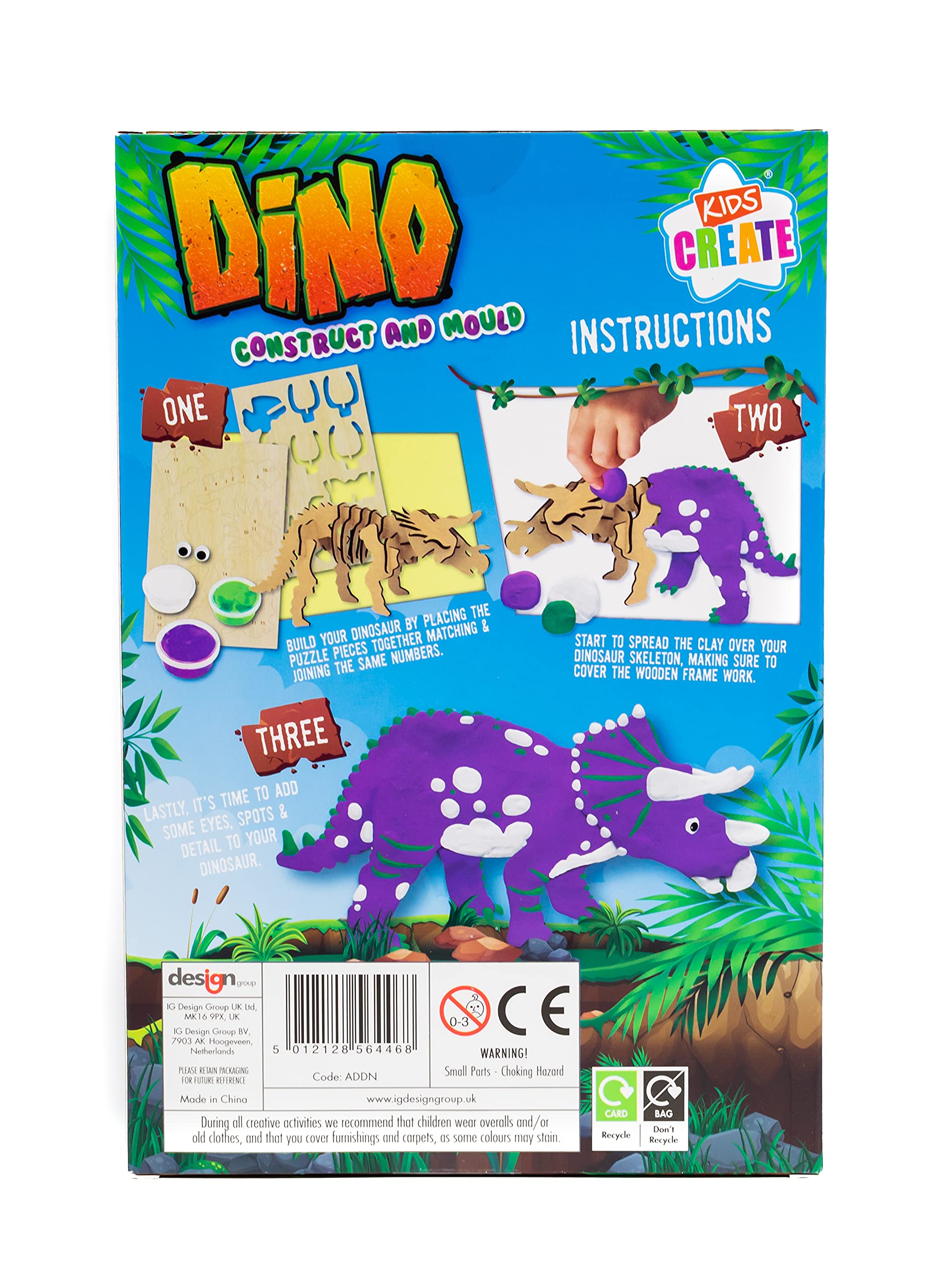 Kids Create Dinosaurier-Modell Bastelset – Baue & Bemal Deinen Eigenen Dino | Für Kinder Ab 6 Jahren