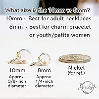 Vista 7 de Vintage Mustard Seed CHARM ONLY, 10mm, Hand Made in 925 Sterling Silver, hand blown glass globe