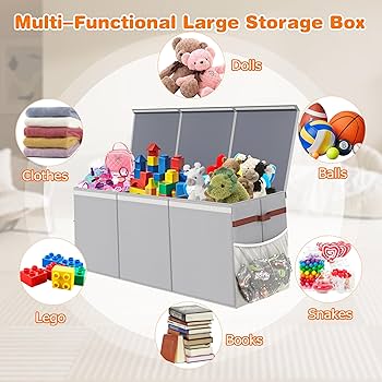 Amazon.com: QYYDWN Extra Large Sturdy Toy Box, 40