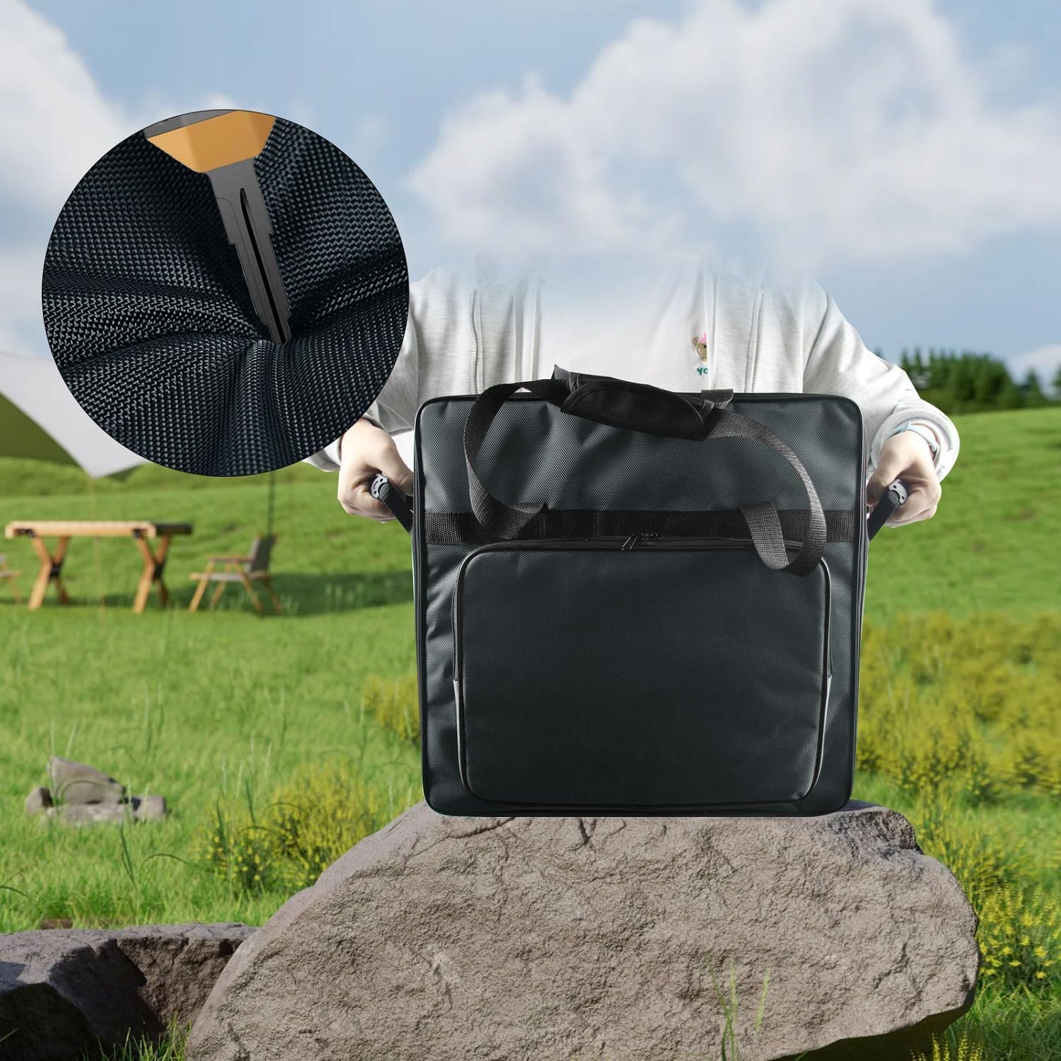 AF-WAN Carrying Storage Bag Case for Ninja SP151 Flip Toaster Oven Air Fryer (Bag Only) (Dark Gray)