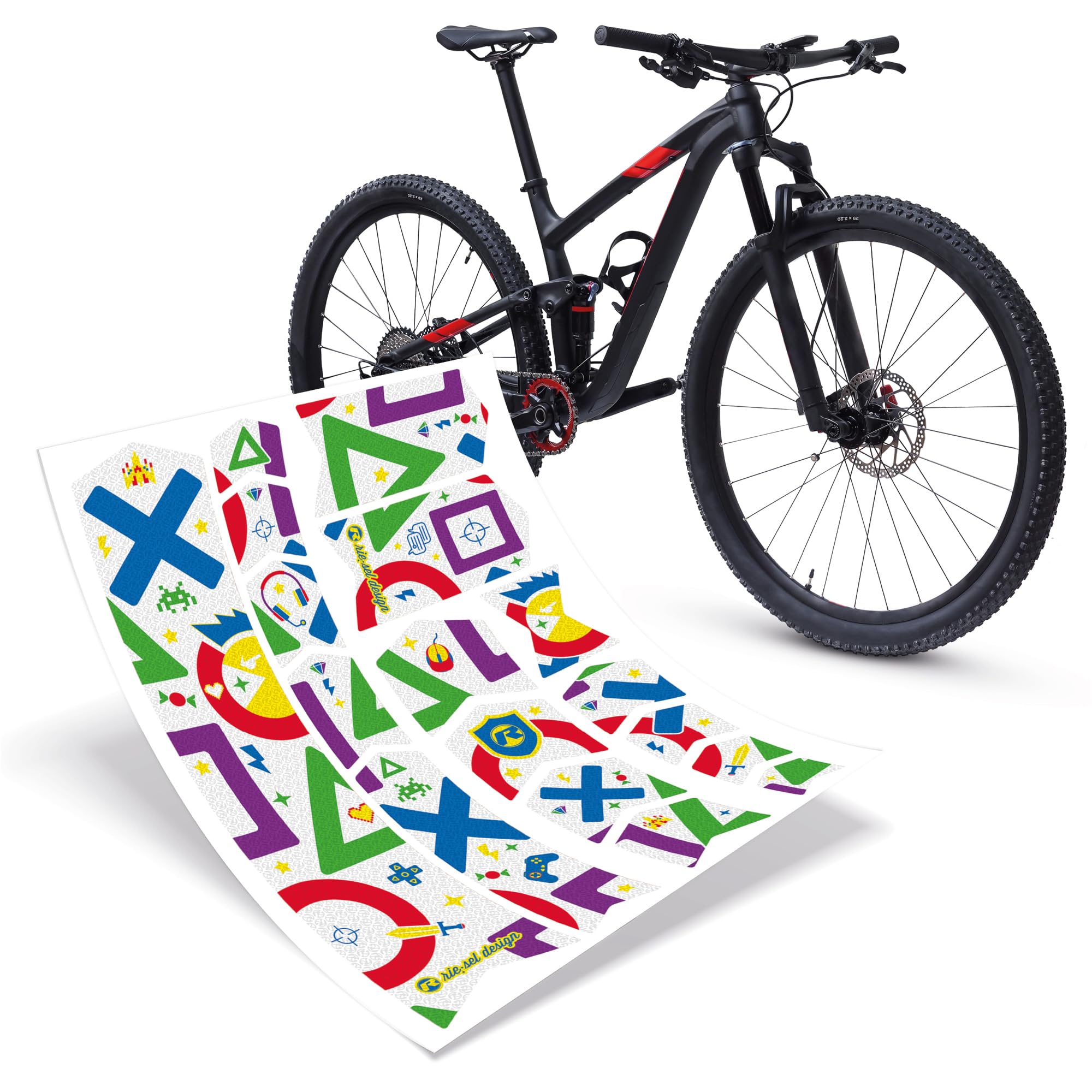 Riesel Design Frame:TAPE 3000 - Kit Protection Cadre Vélo Anti-Rayures