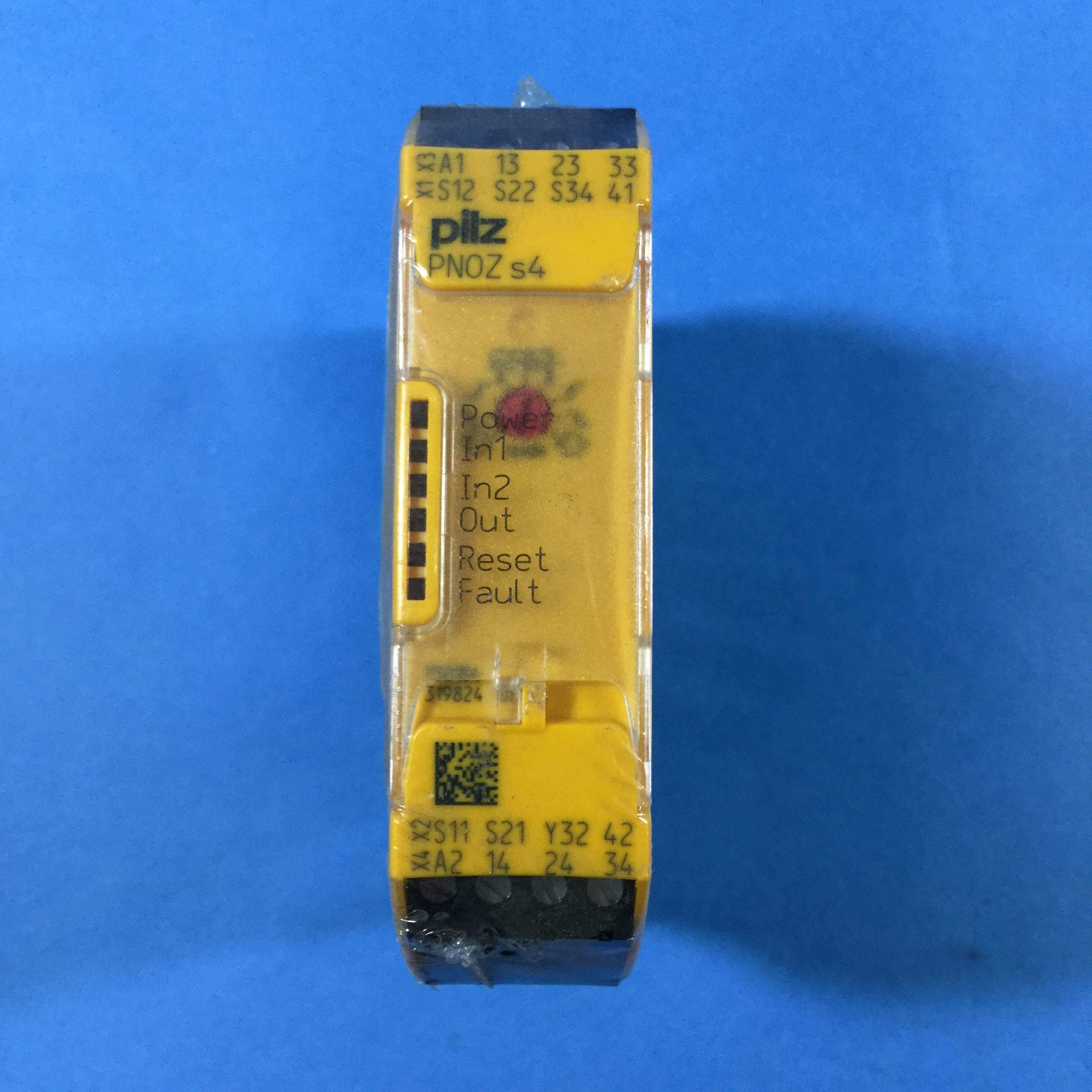 750104 Pilz - PNOZ s4 24VDC 3 n/o 1 n/c - Safety Relay PNOZsigma - E-Stop, Safety Gates, Light grids