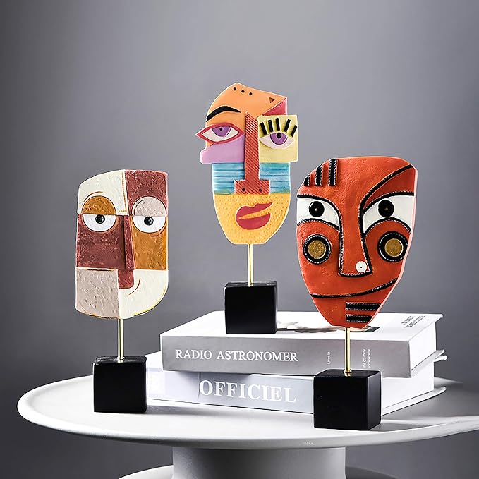Figura Abstracta de Resina Wink para Decoración del Hogar miniatura 2
