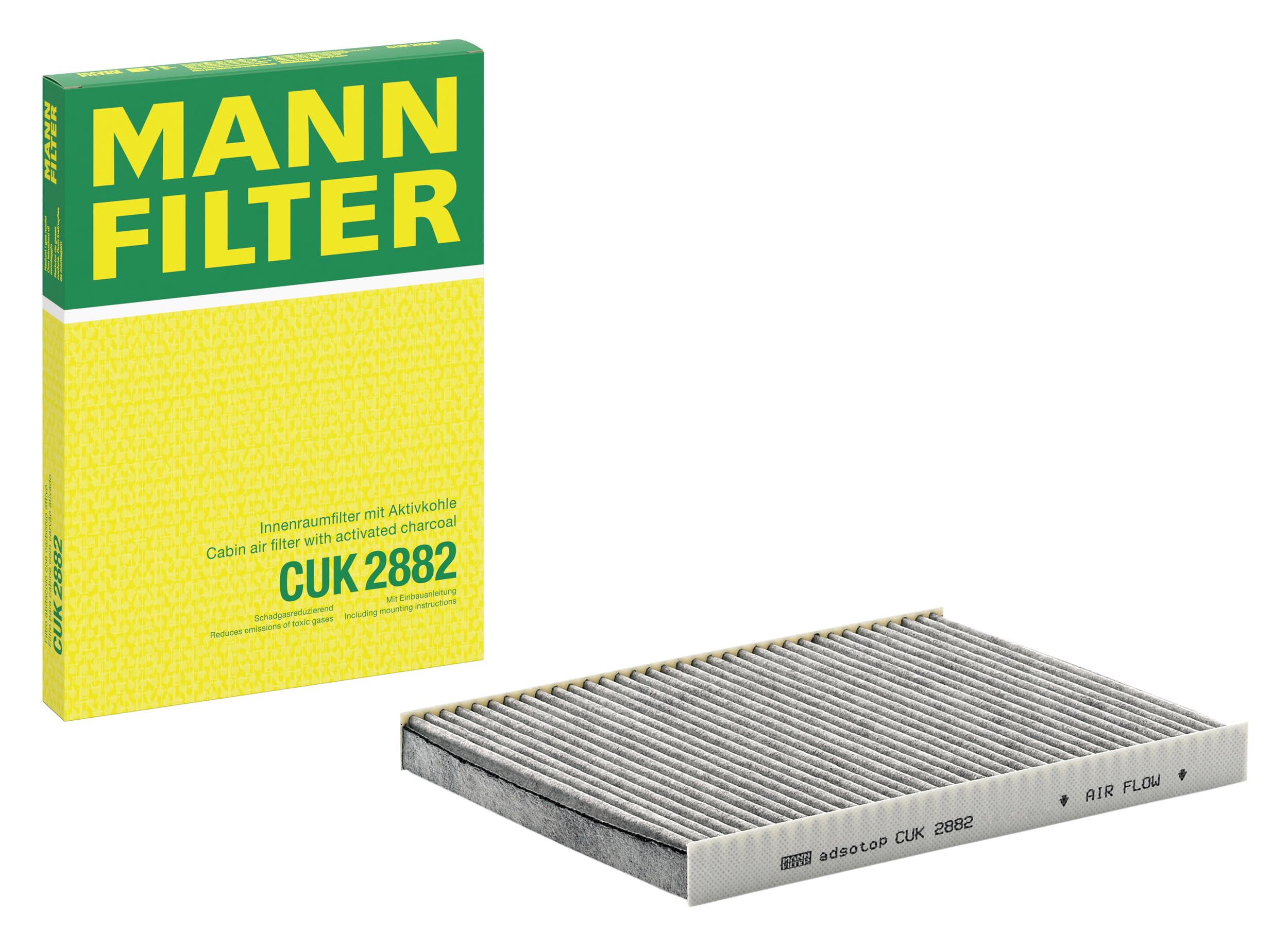4x ✅Fits MANN FILTER CUK 2882 CABIN AIR FILTER  ⭐UK Seller⭐