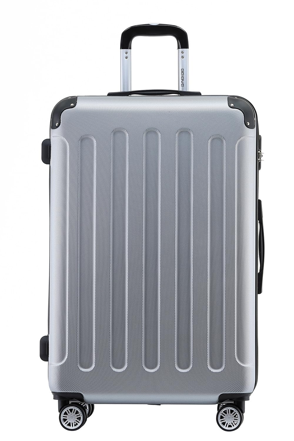 BEIBYE- Hartschalenkoffer Koffer Trolley Rollkoffer Reisekoffer Zahlenschloß 4 Zwilings-Rollen