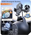 TORRAS [Ultra-Durable Cell Phone Holder for Car, Universal Mount Dashboard Windshield Vent Compatible with iPhone 14 13 12 11 Pro Max, Samsung Galaxy S20+ Ultra S10 Note Plus
