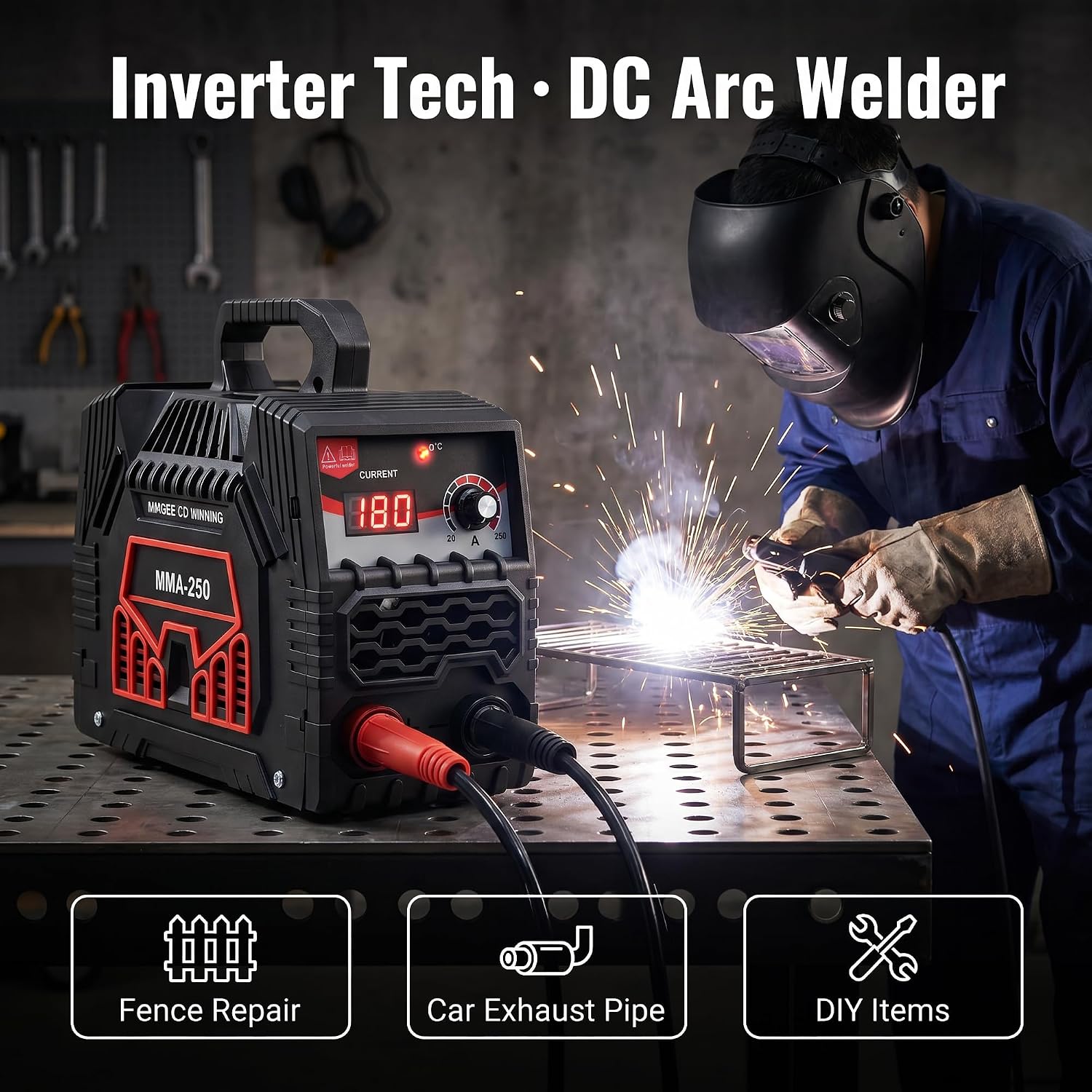 WIRIK Portable Welding Machine, Electric Spot Welder Kit for Beginners, Metal Repair Kit image 2
