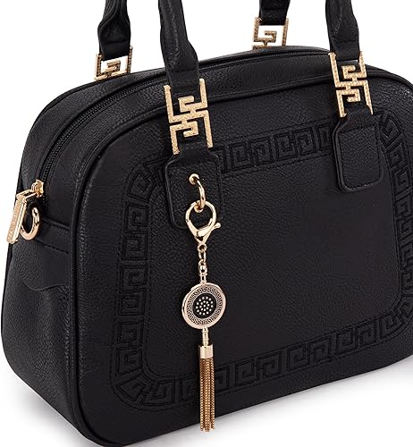 Women's West Small Top Handle Crossbody Satchel Handbag Barrel Purse Montana Women's West Small Top Handle Crossbody Satchel Handbag Barrel Purse Montana