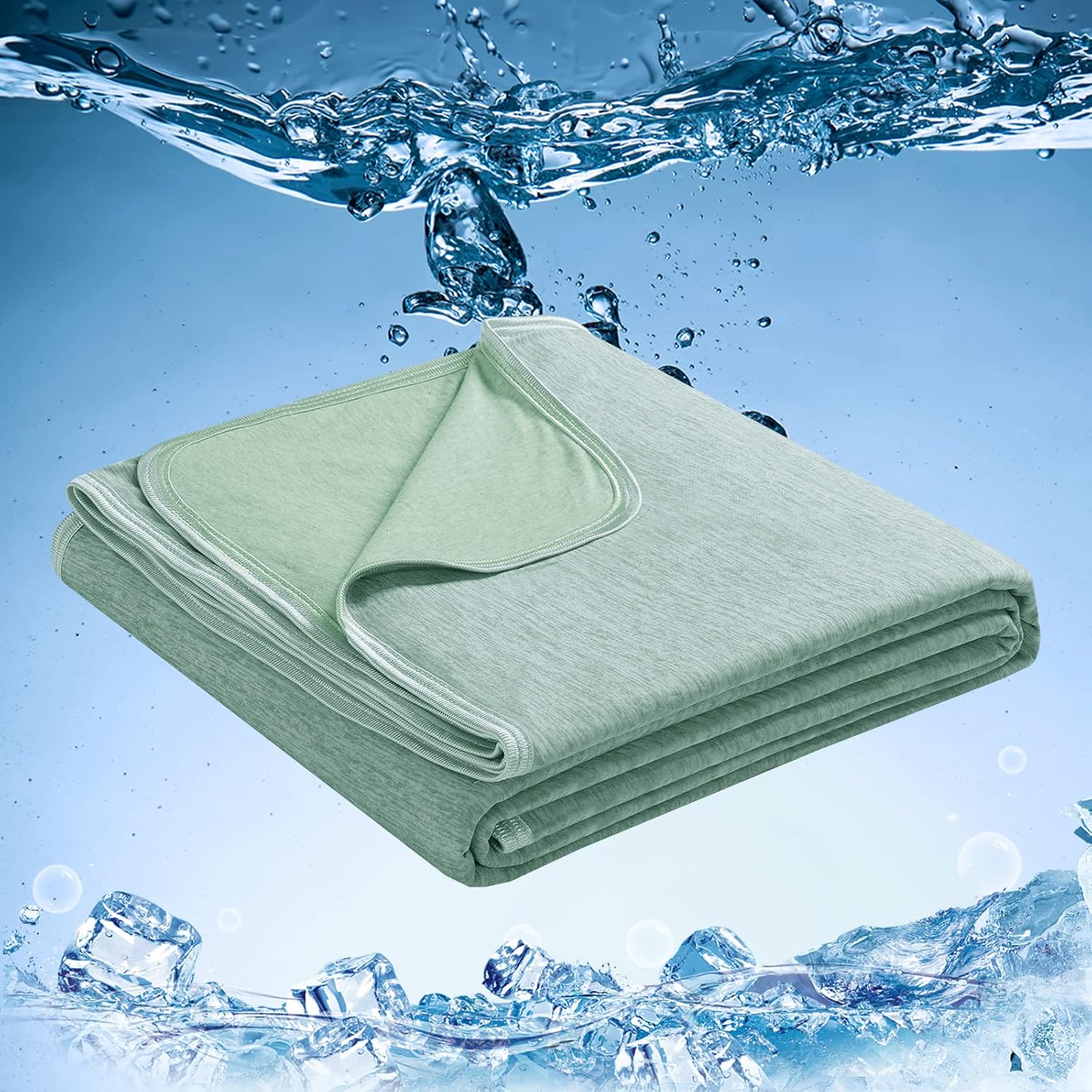 EASELAND Cooling Blanket for Hot Sleepers Queen Size,Summer