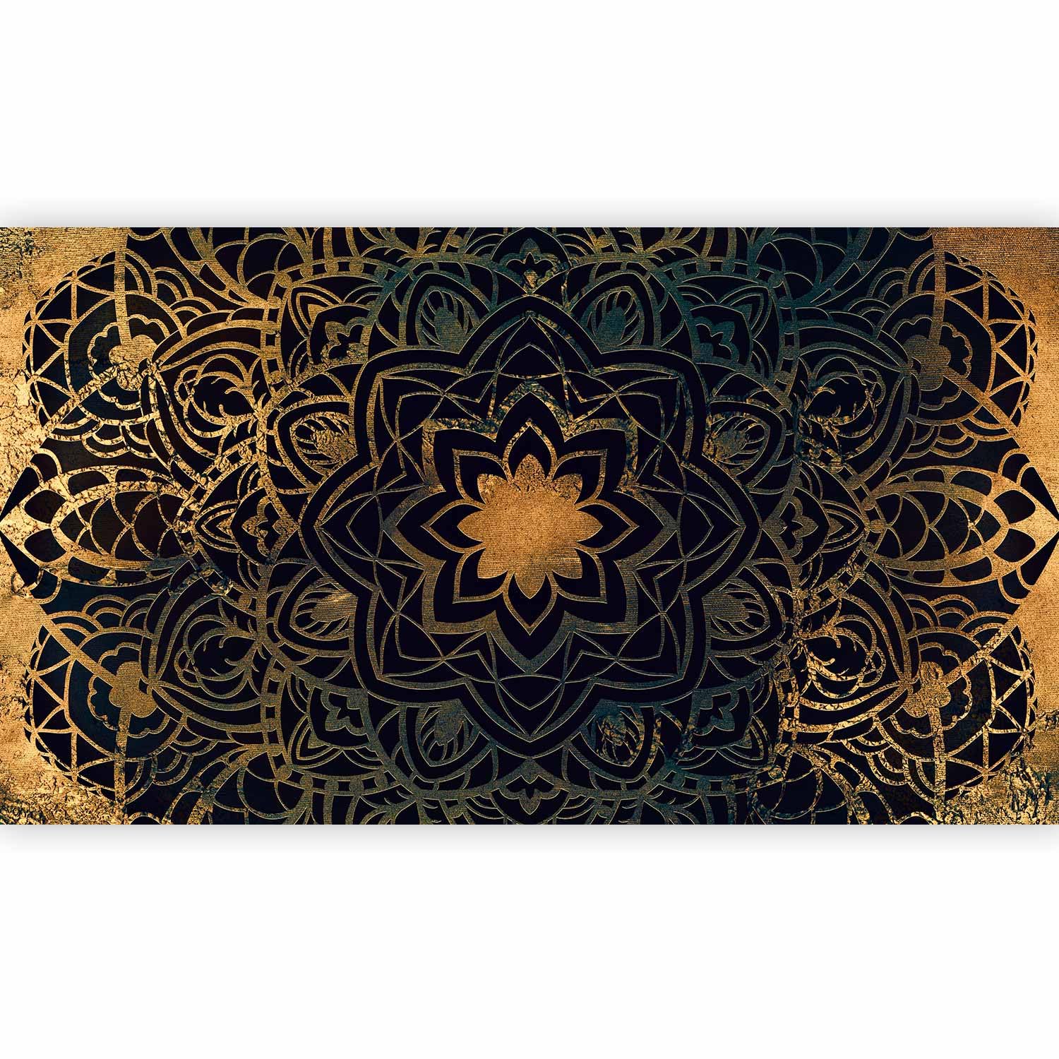 artgeist Wall Mural Mandala 193x110 in - XXL Peel and Stick Self-Adhesive Foil Wall Mural Removable Sticker Premium Print Picture Image Design Home Decor f-A-0486-a-d