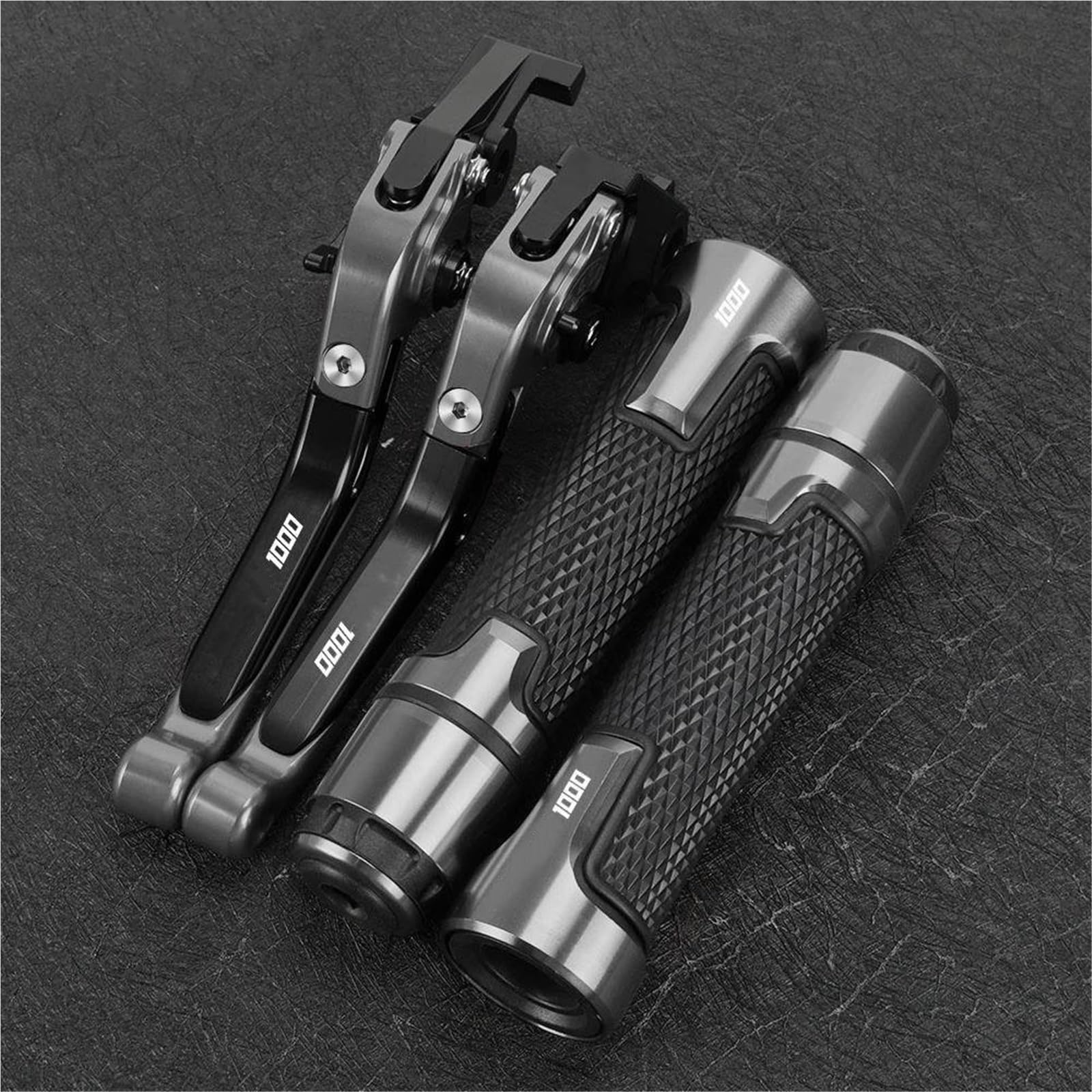 GQUIKGW Replace Motorcycle Folding Extendable Clutch Levers Brake Adjustable Handle for Aprilia for Futura RST1000 RST 1000 2001-2004(Black2)