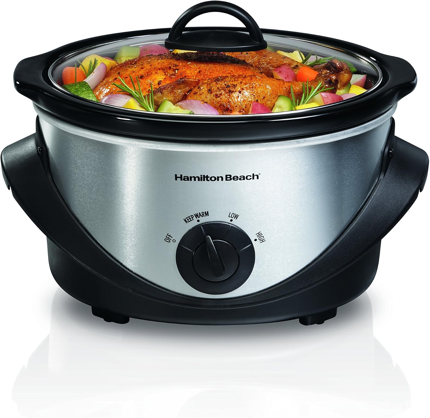 Hamilton Beach 33141 4-Quart Oval Slow Cooker (Discontinued)