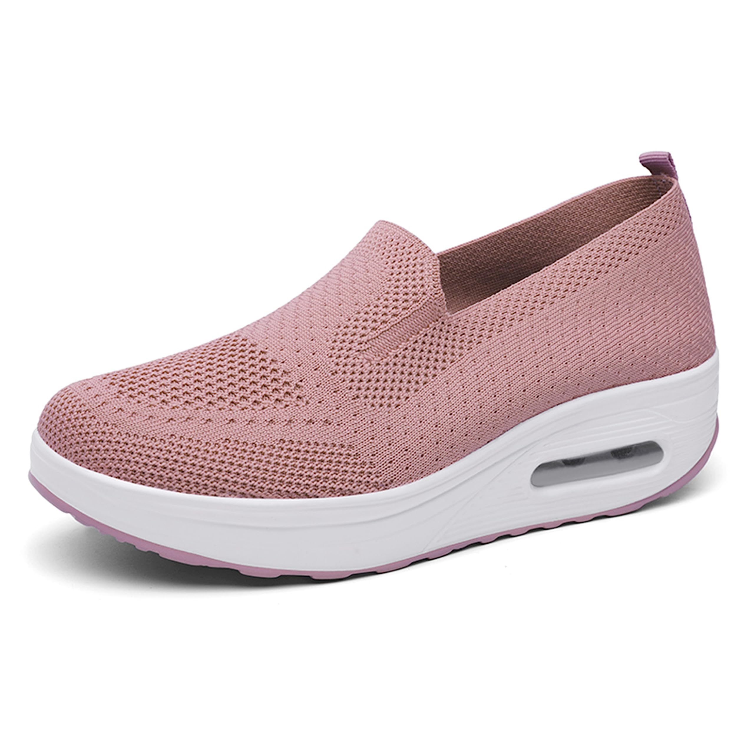 Zapatillas De Deporte Zapatos Respirado Ligero Malla Talla 35-42 Mujeres Deporte Running Zapatillas Sacudir Casual Zapatos Height-Increasing Sneaker