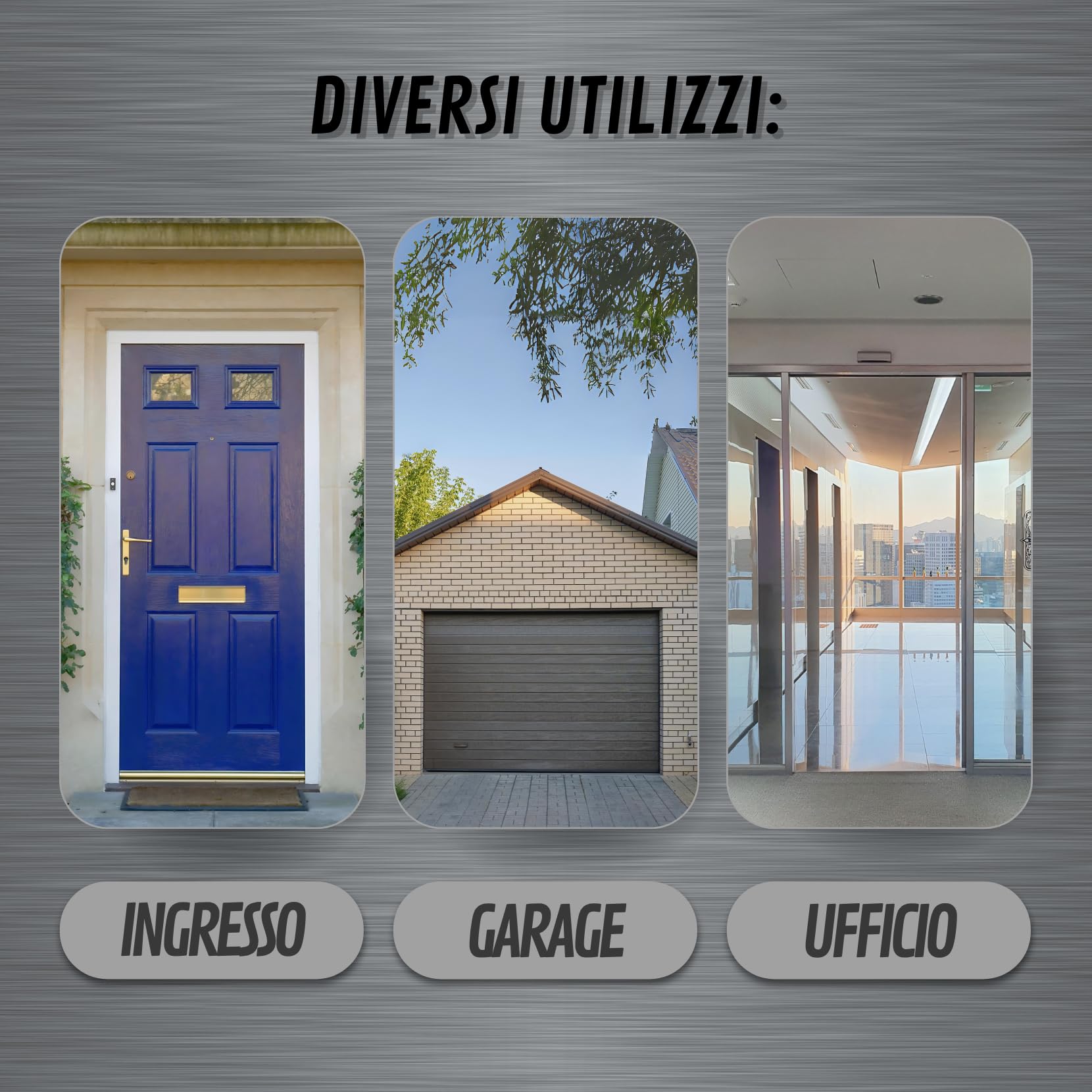 Set 12 Pezzi Cilindro per Serrature 40/40mm, Cilindro a Doppia Serratura, Viti e Chiavi Incluse, Montabile Facilmente, Serratura per Porte e Garage, Anti-perforazione, Chiave Unica, Lunghezza 80mm