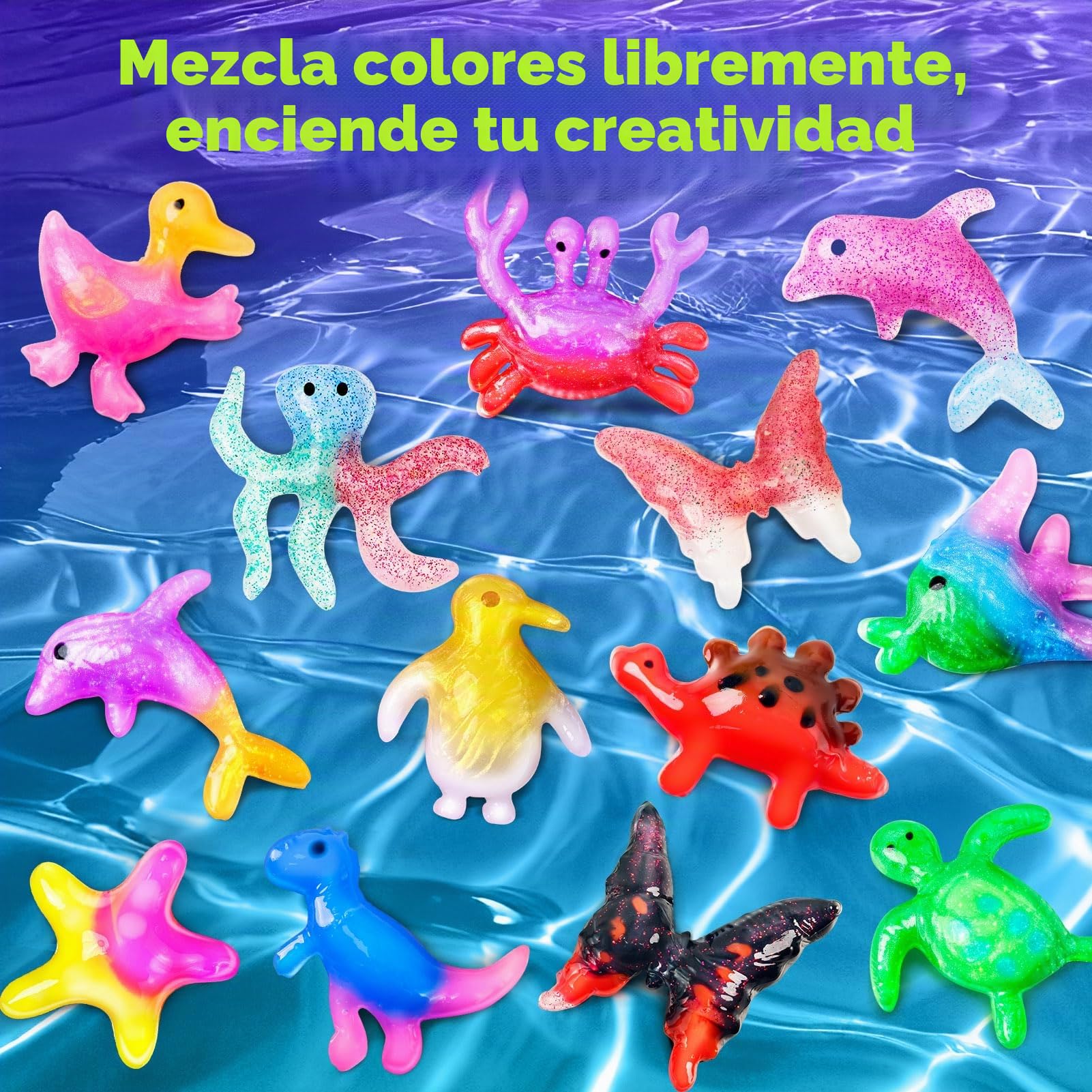 JOPSHEEN Magic Water Elf, 40 Colores Aqua Gel, Elfo de Agua Magico, Kit de Gel de Agua para Niños