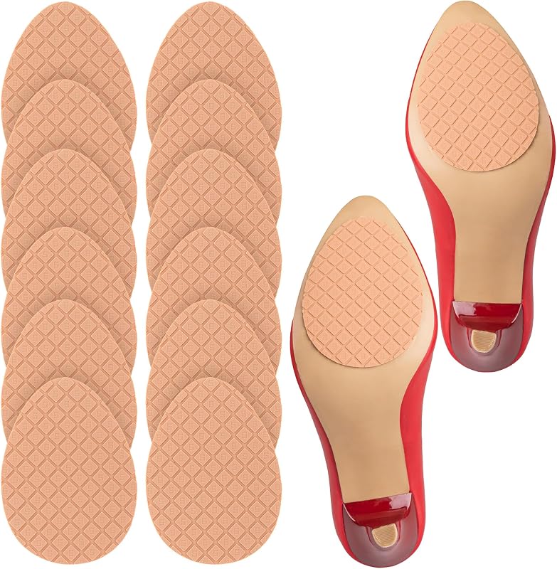 SULPO Lot de 12 sangles en caoutchouc pour chaussures - Autocollants de réparation de semelles de chaussures - Semelles autocollantes - Ultra solides - À découper - Ovales