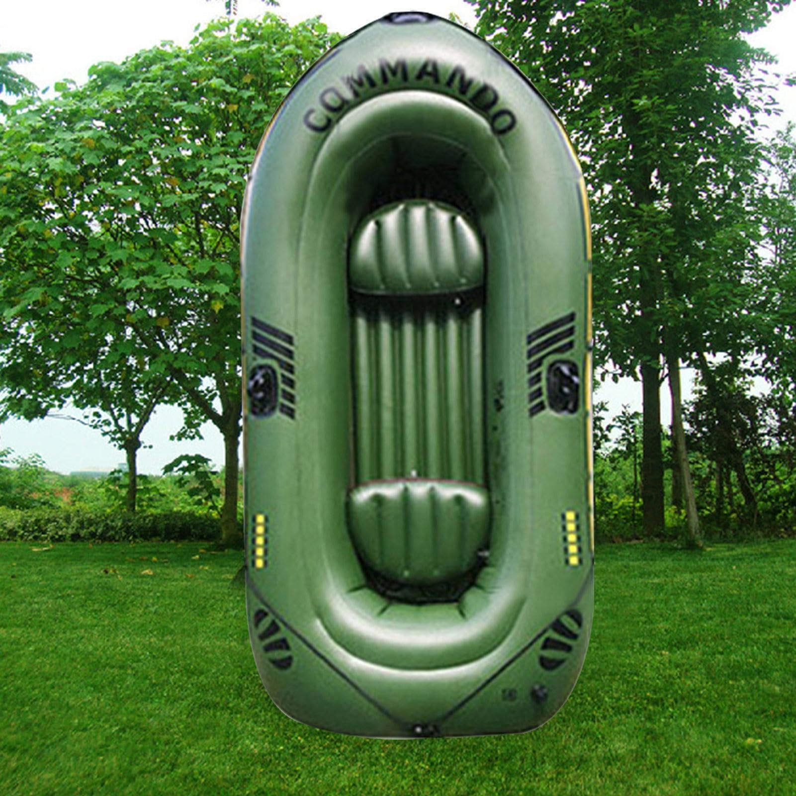 Barco De Pesca Inflable,Barco Inflable,Barco Flotante Para Deportes Acuáticos | Kayak De Senderismo Para 2 Personas/3 Personas, Barco Portátil, Deporte De Radeau, Kayak Para Lagos, Pesca, Costa