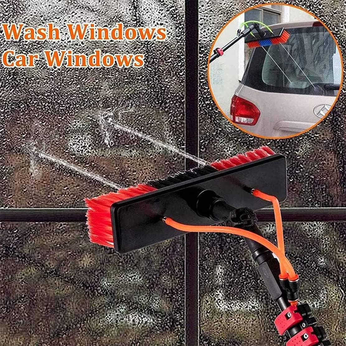 5.4M Water Fed Pole Kit - Ultimate Brush System for Effortless Window & Cleaning - High Efficiency Cleaning Tool for Home & Professional Use
