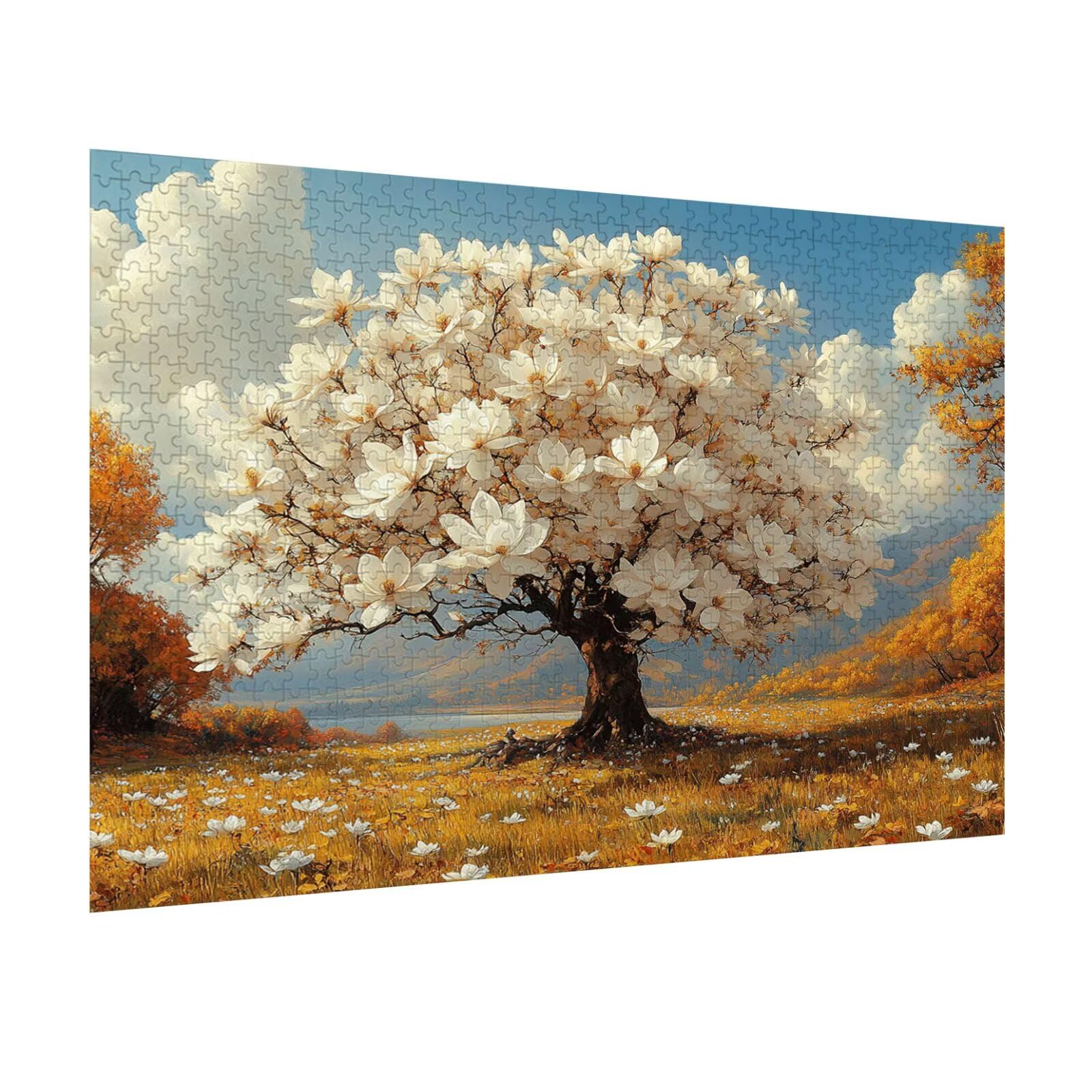 Puzzle 5000 Pezzi Fiori Puzzle Adulti, Gioco Educativo, n-316 | Jigsaw Puzzles Albero, Impossibile Difficile Sfida, Classici Gioco Familiare, Giochi Divertenti, Idee Regalo