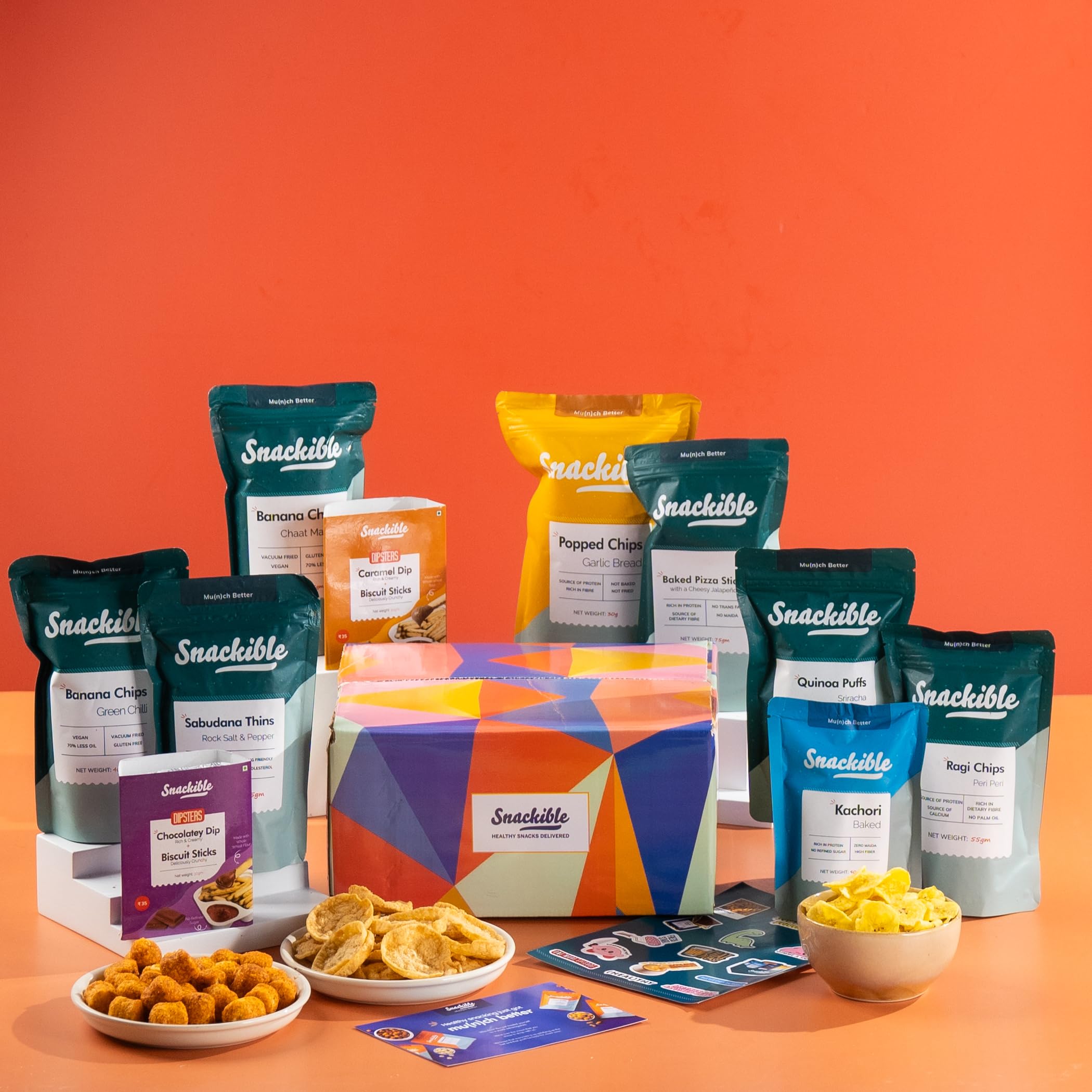Snackible Bestselling Snacks Box | Box of 10 Healthy Snacks | Healthy Gift Box | No Maida & No Refined Sugar | Best Gifting Option | Corporate Gifts | Gourmet Snacks (B09999LCHZ) Amazon Price History, Amazon Price Tracker