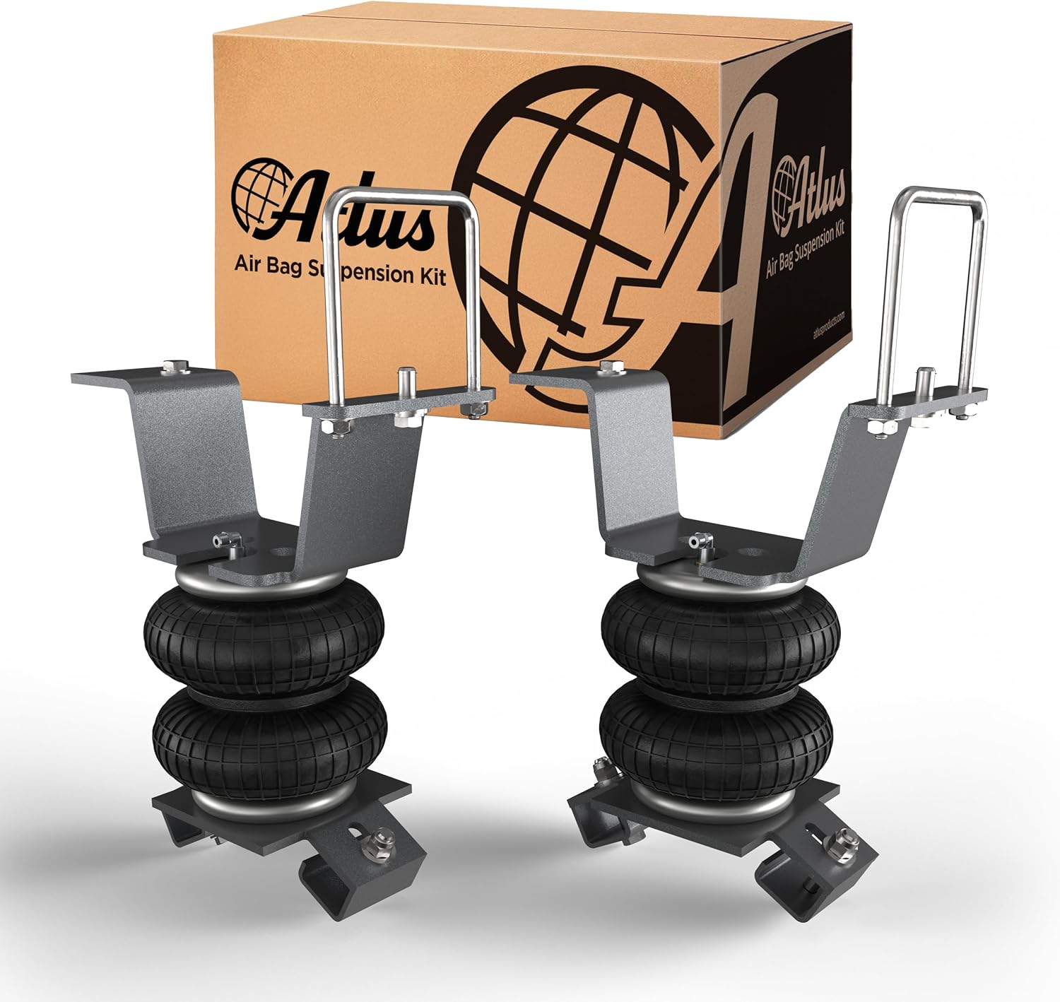 Atlus Engineered By Air Lift A5000 Air Bag Suspension Kit for 2007-2019 Chevy Silverado & GMC Sierra 1500 Legacy 2WD & 4WD (Replaces Torque TR2430AS and Firestone 2430) – AA24300