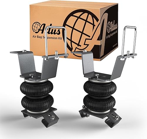 Atlus Engineered By Air Lift A5000 - Kit de suspensión de bolsa de aire para Chevy Silverado y GMC Sierra 1500 Legacy 2WD y 4WD 2007-2019 (reemplaza