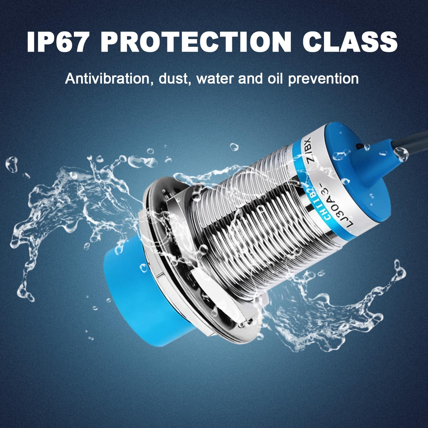 Capacitive Proximity Sensor Switch, M30 Thread, Unshielded Installation, AC Type-2 Wire, NO（Normally Open, LED Indicator