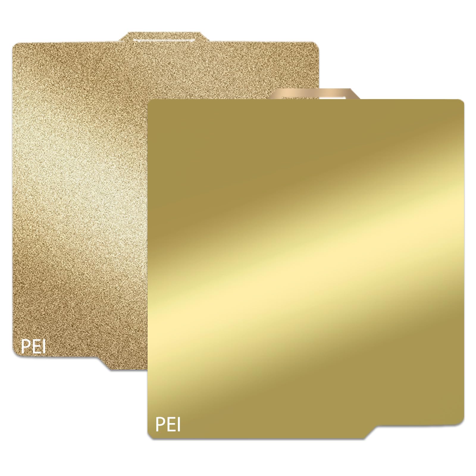 JUUPINE 257x257mm Double Sided Flexible PEI Sheet, Smooth PEI Surface+Textured PEI Surface for Bambu Lab P1P/P1S /X1/X1C/X1E/A1 3D Printer, 3D Printer