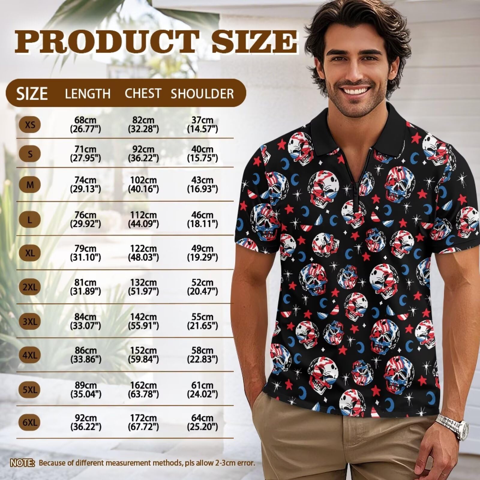 Herren-Polo-Shirt, Golf-Shirt, schmale Passform, athletisches Oberteil, Kragen, T-Shirts für Business, Strandparty, XS-6XL