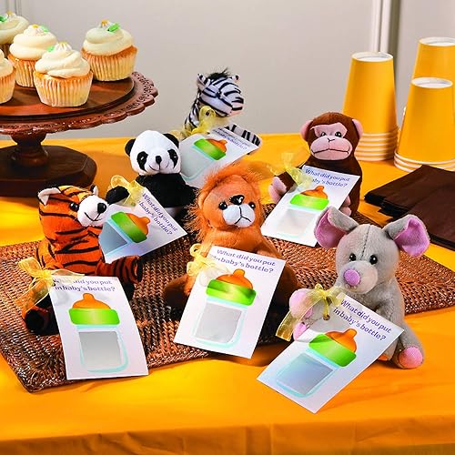 Miniatura 3 de Billetes para raspar para baby shower. Billetes para raspar y ganar para baby shower. Gran juego. 4 1/4 x 2 pulgadas (24 unidades). Cartón.