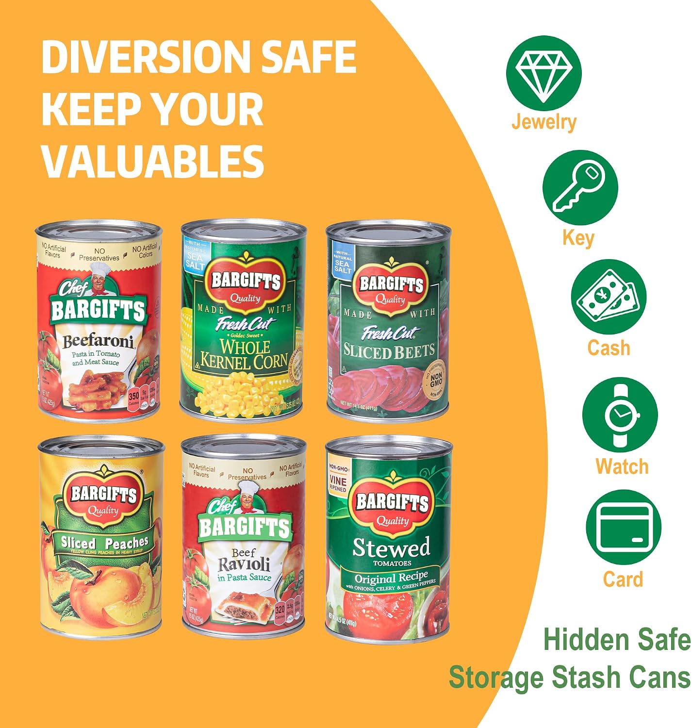 BarGifts Hidden Safe Fake Can with Hidden Compartment, Hidden Storage Keep Your Valuables Safe Like Money, Keys, and Jewelry- Beet image 5