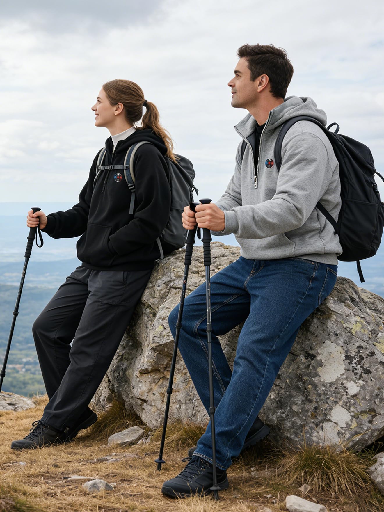 DR.PREPARE Sudadera con Capucha Calefactable Hombre y Mujer 9 Zonas de Calor Batería 16,000 mAh 3 Niveles de Calefacción Hasta 8H de Autonomía Chaleco Calefactable Forro Polar Para Exteriores
