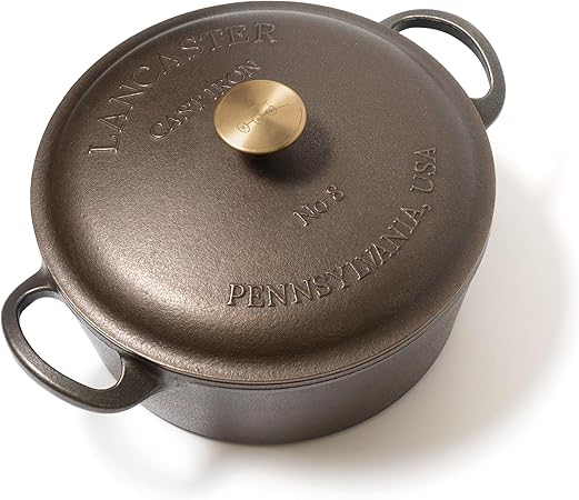 Lancaster Cast Iron 5 Qt. Dutch Oven - Made in