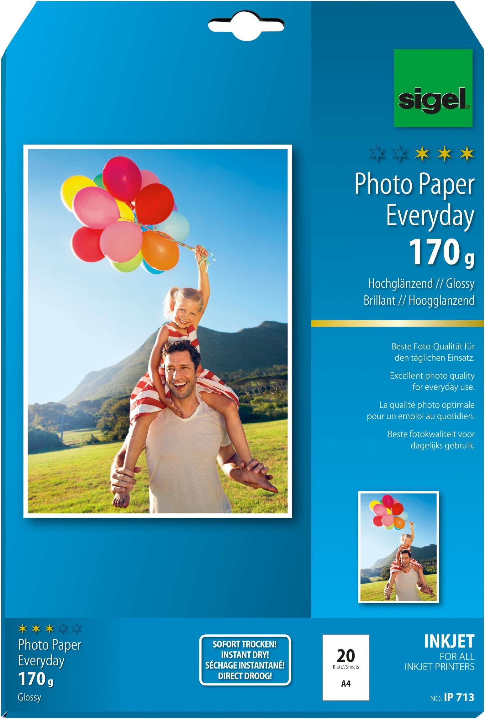 Papier Photo Aquarelle Premium A4 240g – Mat, Texturé, Pour Impression Jet D’Encre, Lot De 25 Feuilles