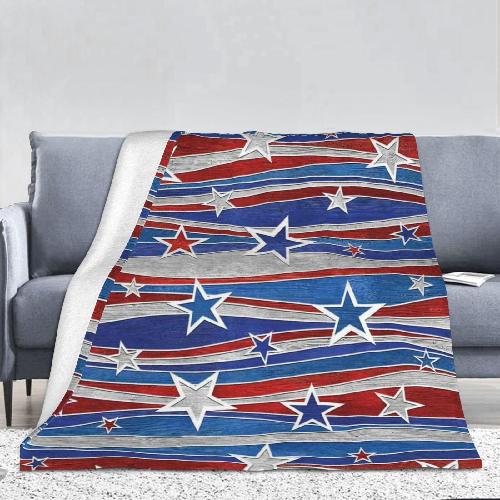 FEYUNYAN Flannel Blanket Throw, Large Anti-Pilling Blanket For Bed Sofa