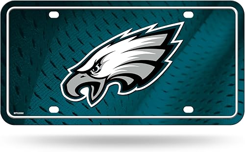 Vista 33 de Rico Industries Placa de matrícula de metal unisex para adultos de la NFL