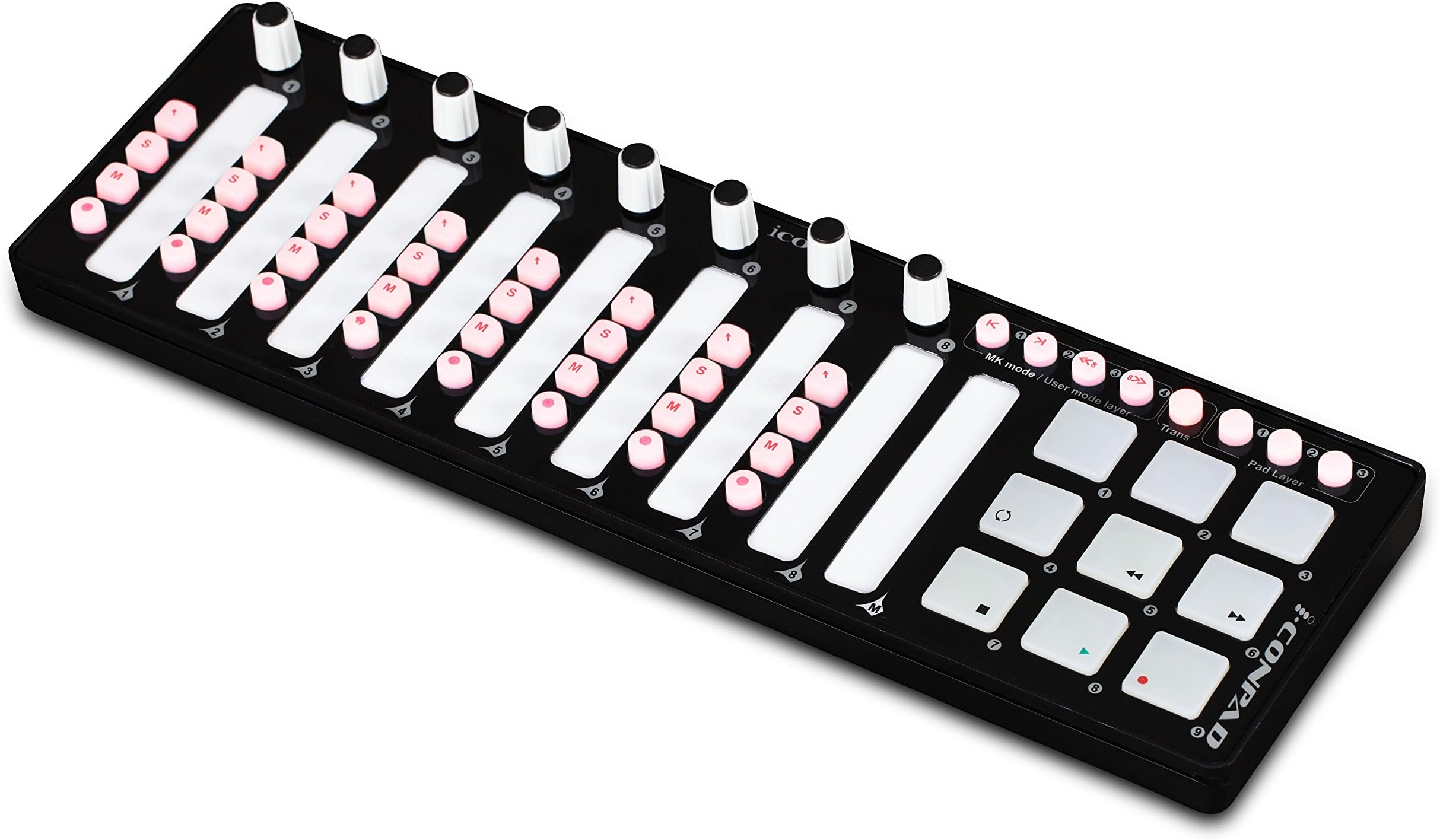 Icon iConPad - Portable Touch-Strip and Pad MIDI Coontroller