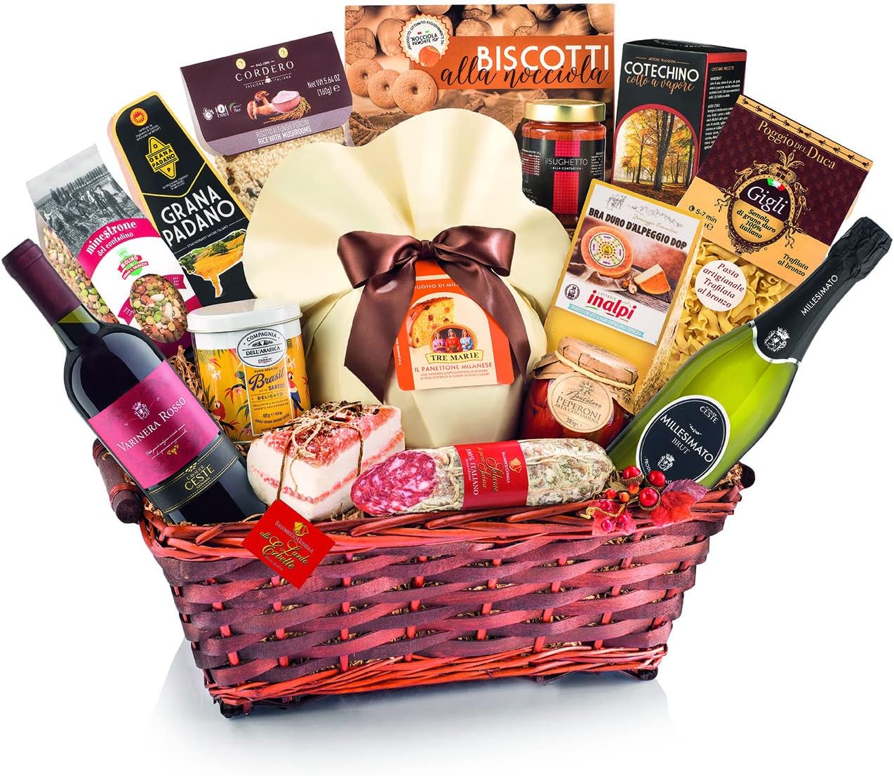 Cesti Natalizi Speciale Italia - Confezione Regalo Alimentare Scrigno - Foto 10