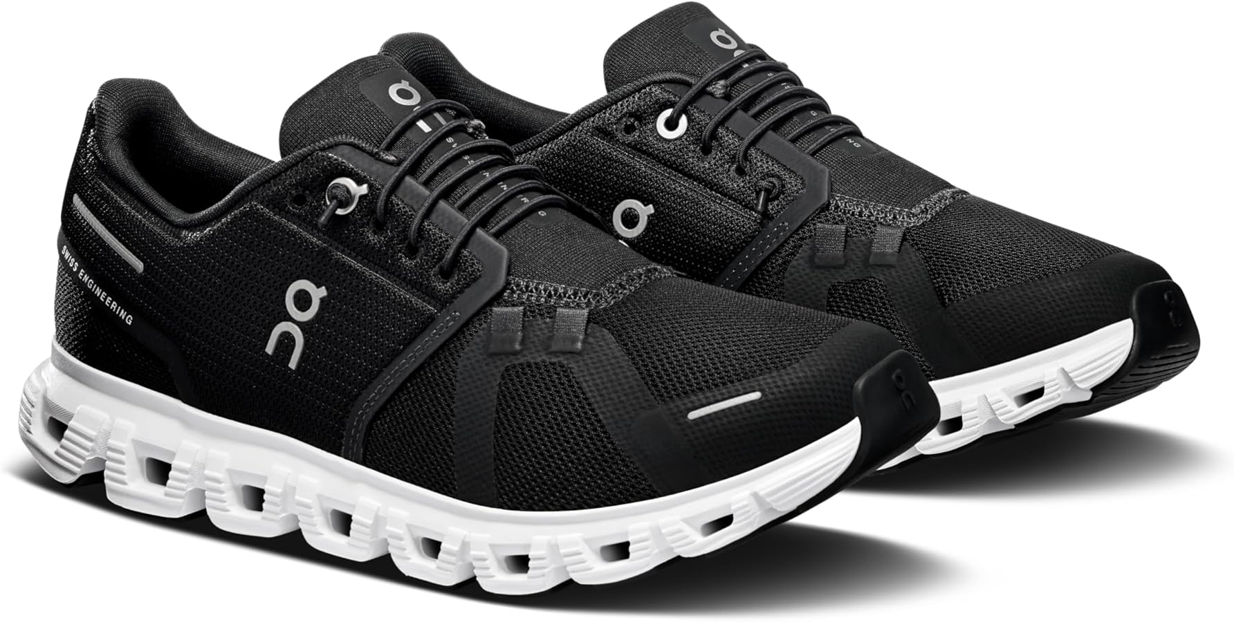 Amazon | [On] スニーカー Cloud 6 ウィメンズ Black | White 24cm