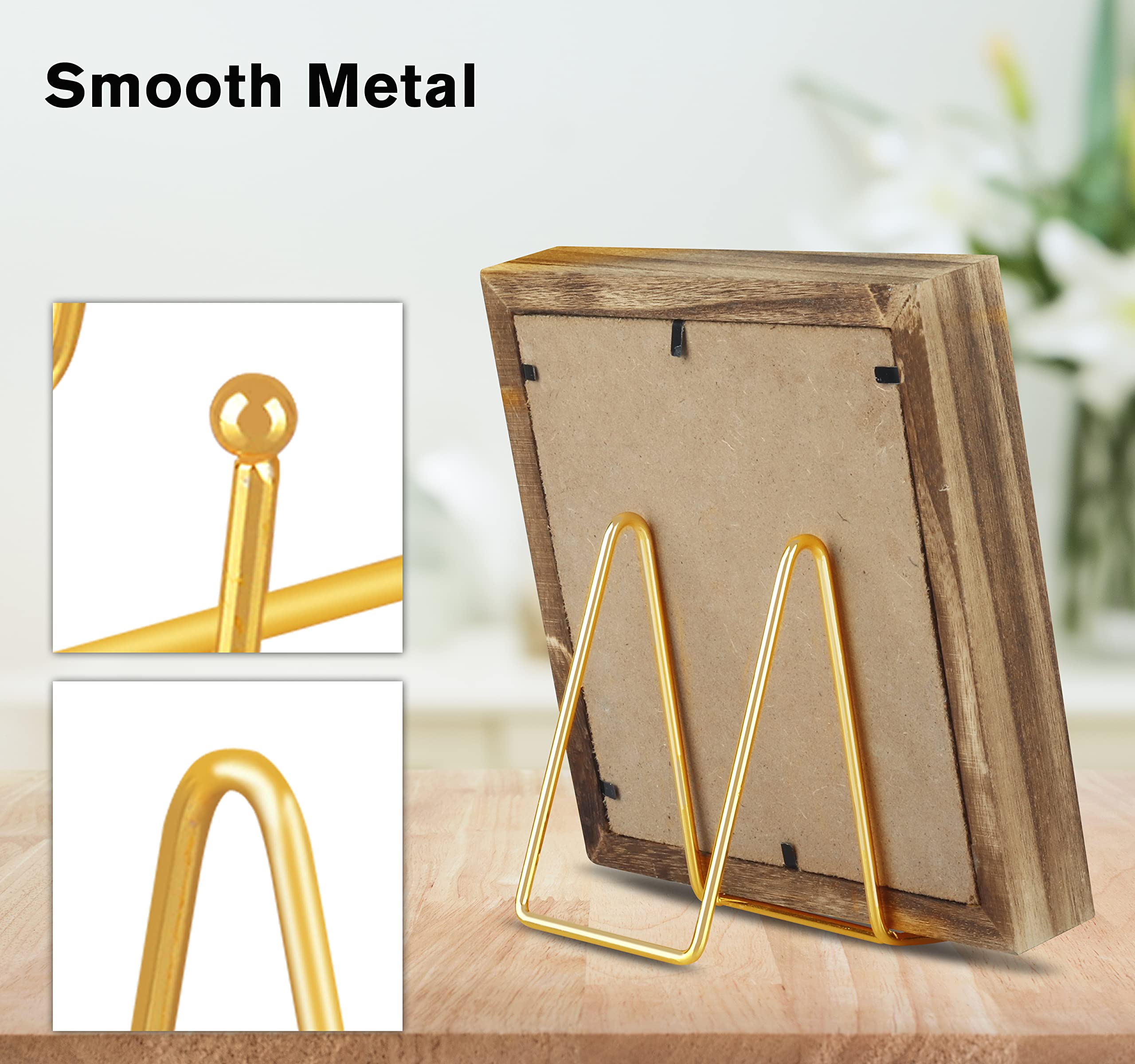 Amazon.com: Decolore 4 Pack 4 Inch Display Stands Gold Plate