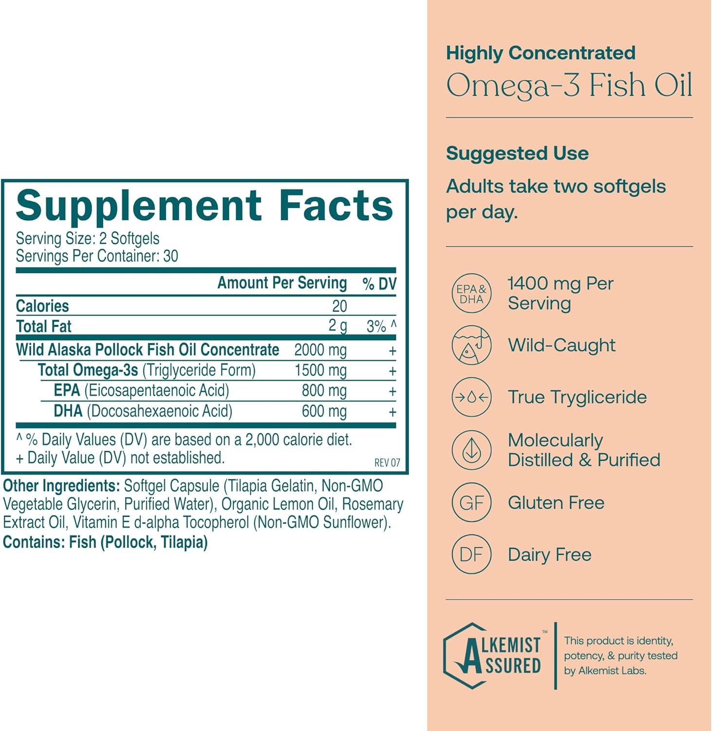 True Grace One Daily Women’s Multivitamin 40+ (30 Vegan Tablets) & Omega-3 Fish Oil (60 Softgels) - Gluten Free, Soy Free, Organic - 30-Day Supply of Each