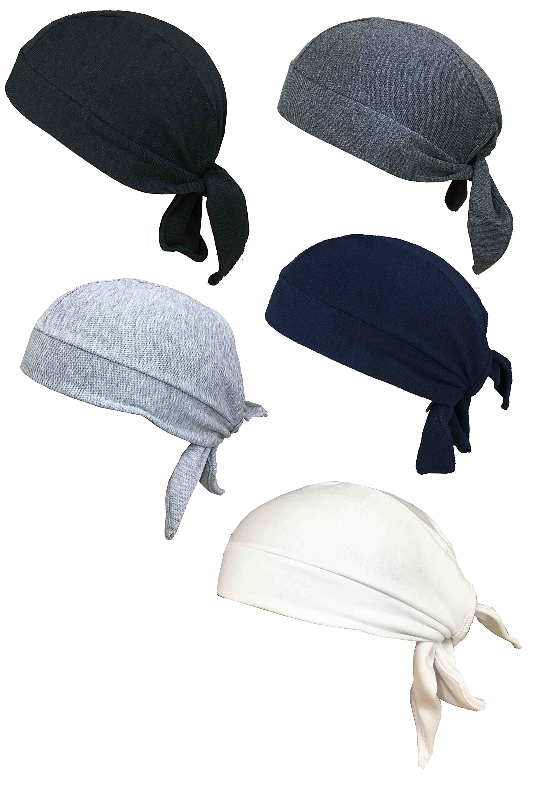 gajraj Unisex Cotton Patka Skull Cap Bandana/Fashionable Helmet Liner/Head Cap (Pack of 5)-picture-32
