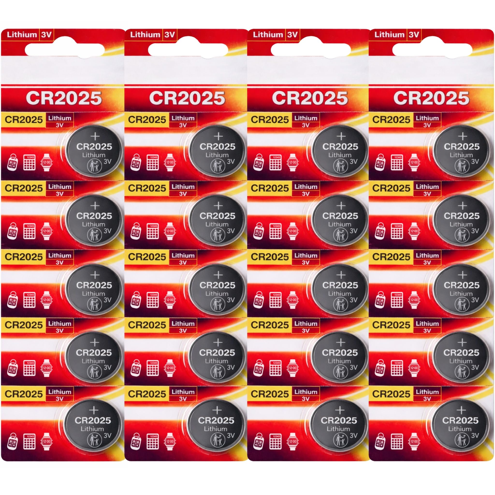 CR2032 Batteries, Long Lasting 3V Lithium Coin Cell 2032 Battery for Apple Airtag, Car Key Fobs, Watches, Heart Rate Monitors, Scales, LED Candles, Calculators & Other Small Devices (Pack of 2) — view 11