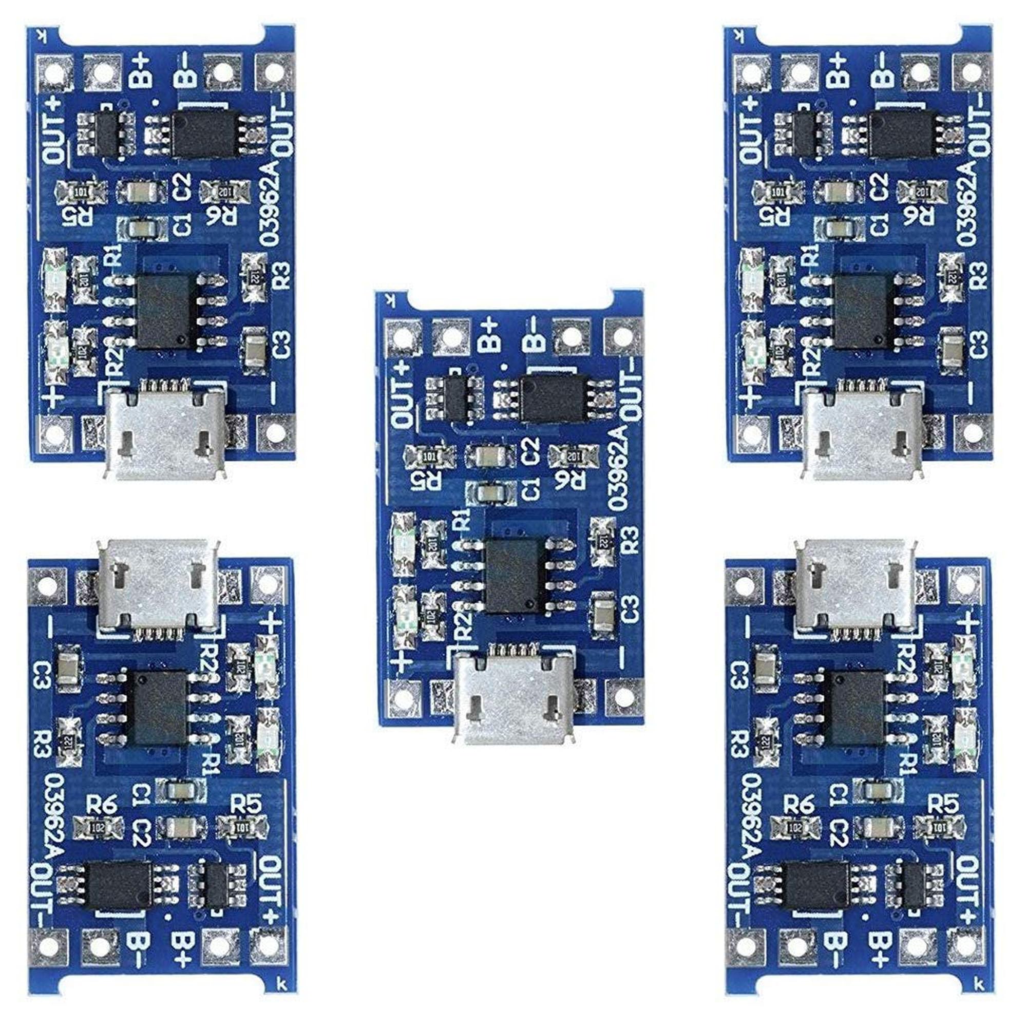 GoBagee® TP4056 Micro USB Type C Mini Plug 5V 1A 18650 Lithium Battery Charging Protection Board (C-Type) (Micro USB, 5)-image-20