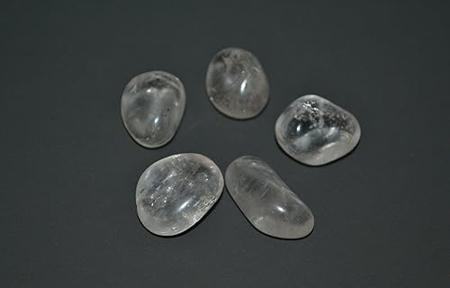 Miniatura 2 de Cuarzo transparente Piedra rodada Tamaño 0.75 pulgadas - 1 pulgada 1 pieza Cristales y piedras curativas, regalos espirituales para mujeres