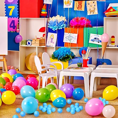 Miniatura 4 de Paquete de 100 pelotas de tenis de mesa, pelotas multicolor de 1.575in, bolas de plástico de 1.575in, bolas de cerveza de 1.575in, bolas pequeñas a