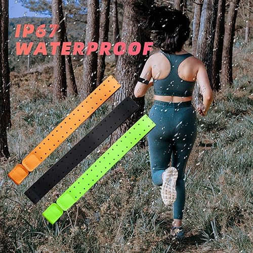 Miniatura 6 de Cómoda correa de repuesto compatible con OTF, OTF Burn, Orange Theory Fitness, OT Beat Heart Rate Monitor Band