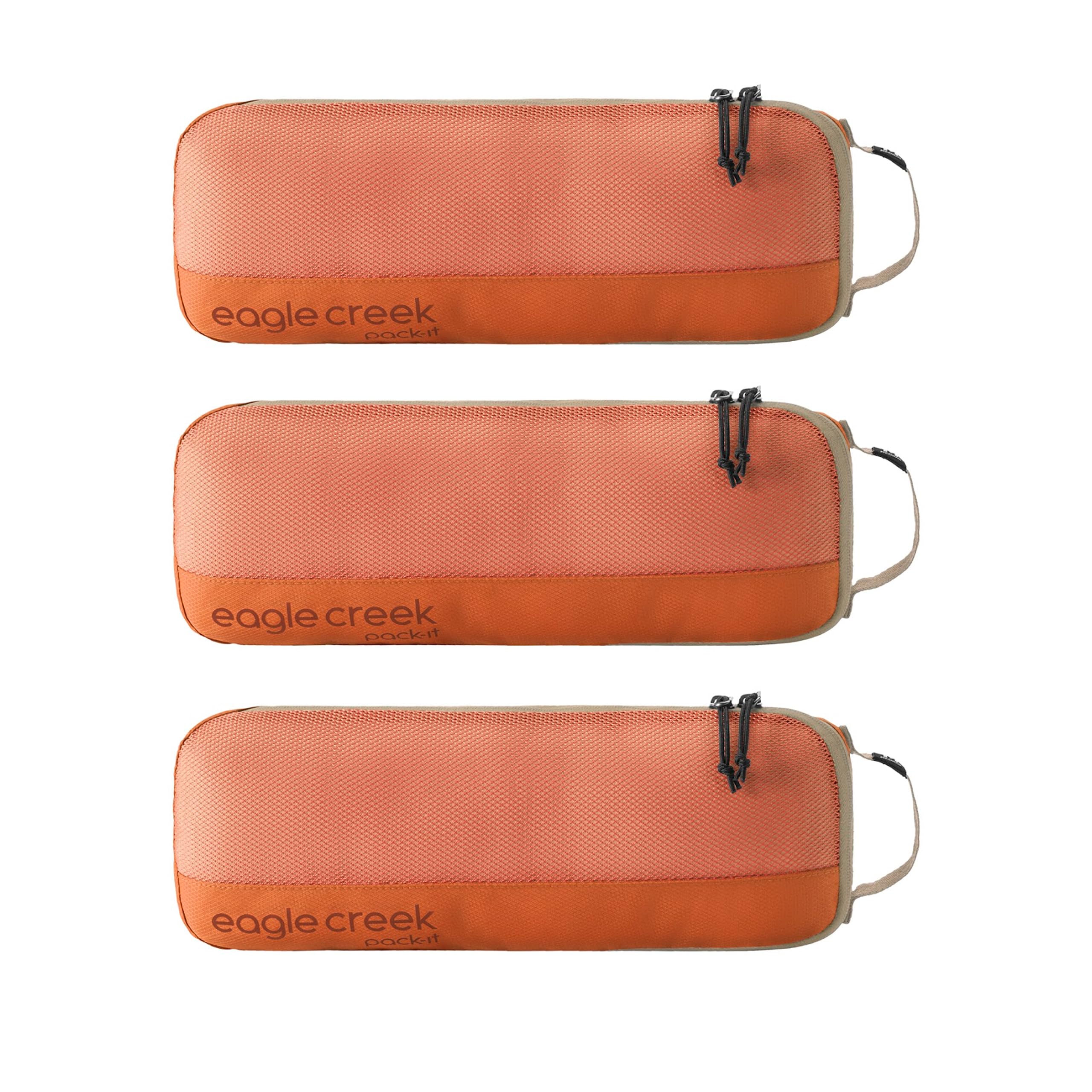 Pack-It Reveal Slim Cube M/M/M Set - Minimalist Compact Travel Organizer for Hair Styling…