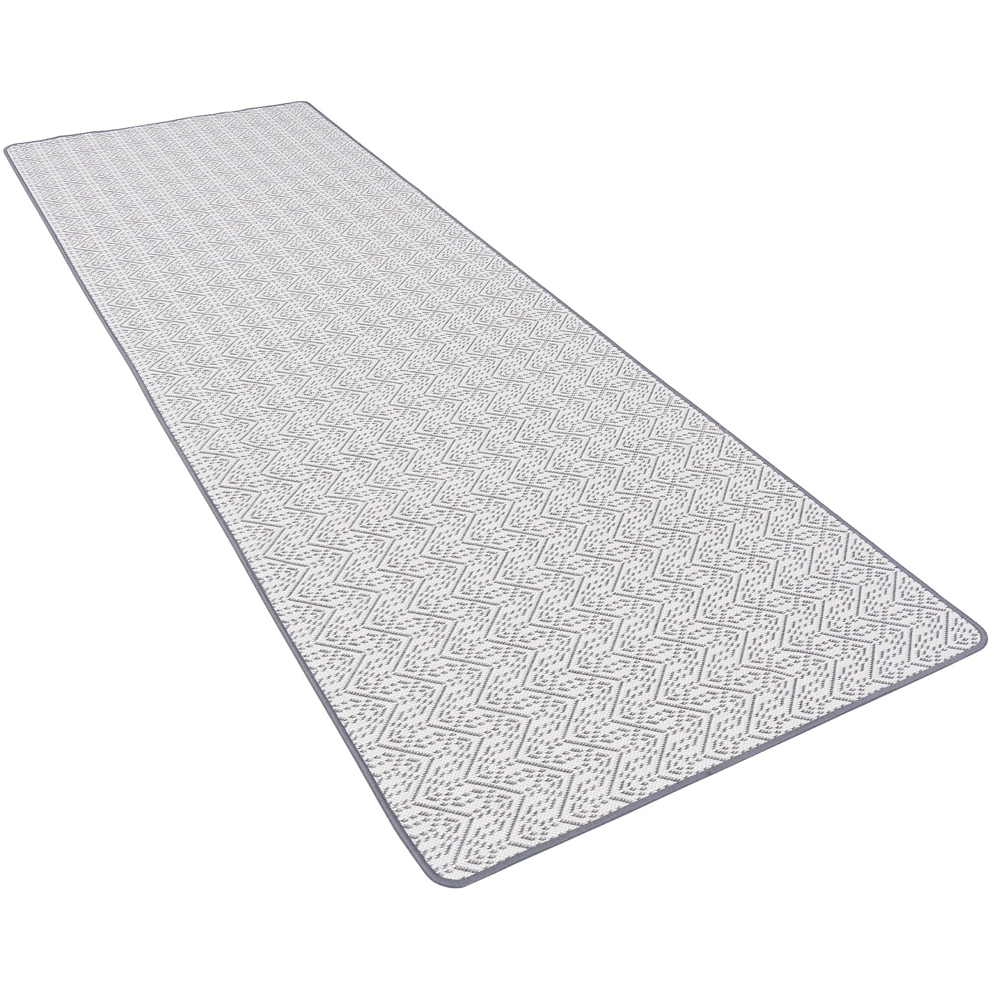 Snapstyle Tapis de Couloir intérieur-extérieur réversible Cape Cod Gris Trend, Résistant aux UV, Imperméable, Facile à Entretenir, Résistant, Idéal pour terrasse, Balcon, Couloir