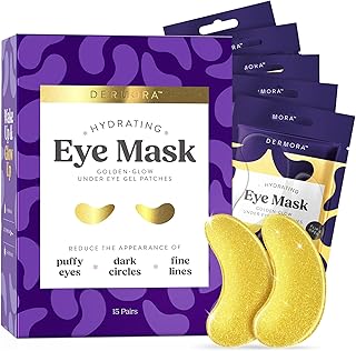 DERMORA Parches de Resplandor Dorado para Deb...